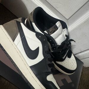 Jordan Kids Black and White Sneakers